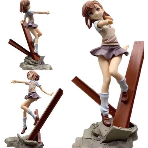 Magical Banned Book Catalog Misaka Mikoto Toys 26cm PVC Movable Action Figure Figma Model Anime Doll Collectible Gift Uniform