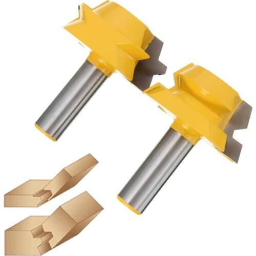 High Quality 2pcs Professional Rail Stile Router Bit 1/2 inch Shank Woodworking Chisel Cutter