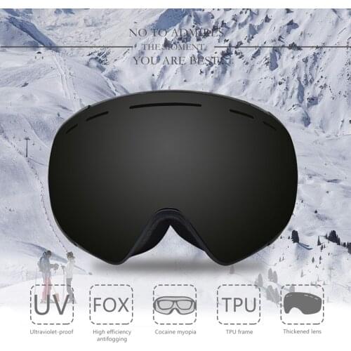 Women Men Ski Sunglasses Goggle Frameless Skateboard Snow Skate Over Glasses