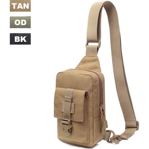 1000D Tactical Shoulder Sling Bag Backpack Portable Military Men Crossbody Chest Messenger Bag Hunting Hiking Travel Daypack