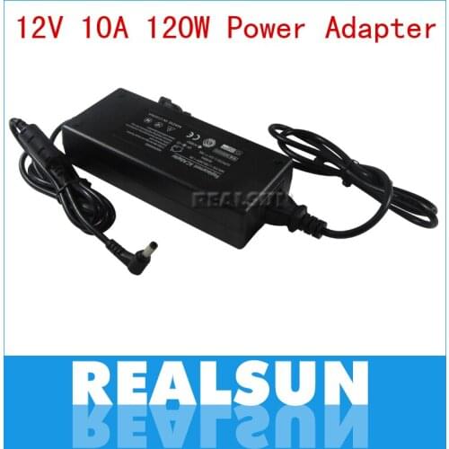 AC/DC Power Adapter 12V 10A 120W Power Supply Adapter with EU US AU UK plug AC Cable Wholesale free shipping