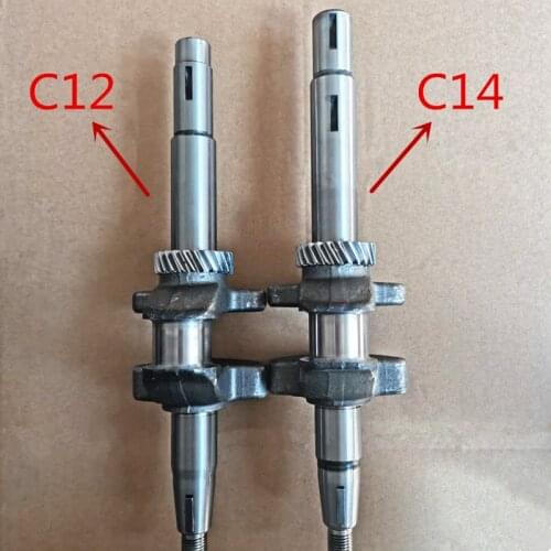 C12 / C14 Crankshaft for Honda GXV160 5.5HP HRJ216 engine motor lawn mower crank shaft main shaft replacement