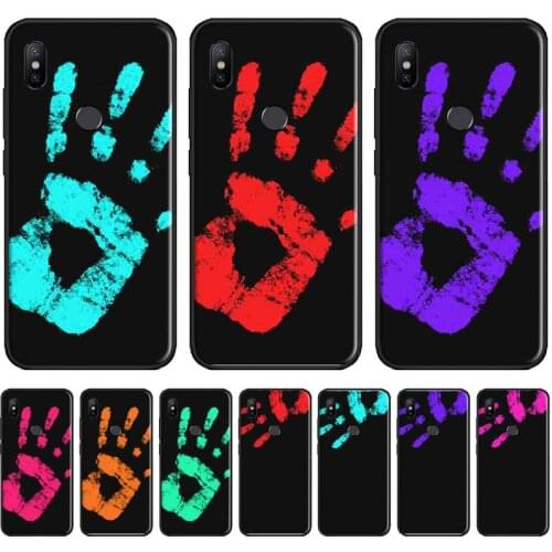 Thermal Heat Induction Palm pattern Phone Case For Xiaomi Redmi 7 9t 9se k20 mi8 max3 lite 9 note 8 9s 10 pro Shell Cover Funda