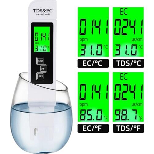 Digital LCD PH Meter 0.1 PH High Precision Water Quality Tester Measurement Range, Suitable for Aquarium, Swimming Pool