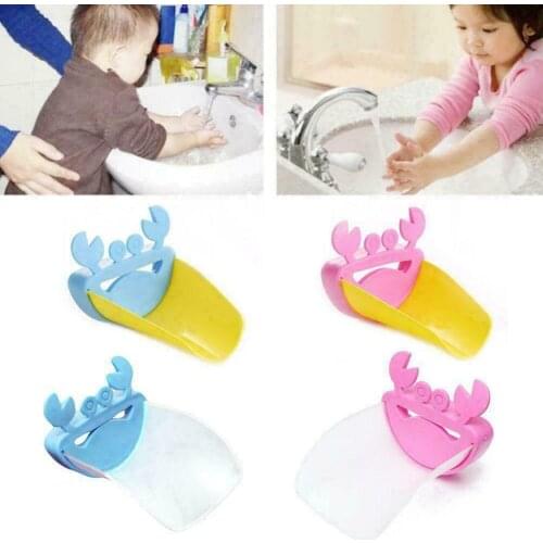 Newly Children Kids Faucet Extender Sink Tap Water Bath Hands Washing Toy for Bathroom