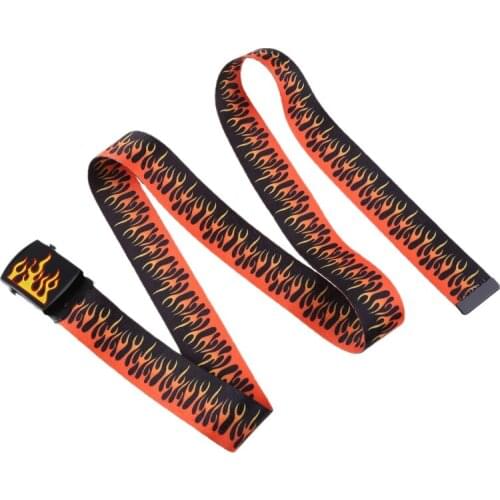 130cm Length Canvas Belt Adjustable Regular Size Strap Webbing Waist Belts Men Women Clothing Accessories