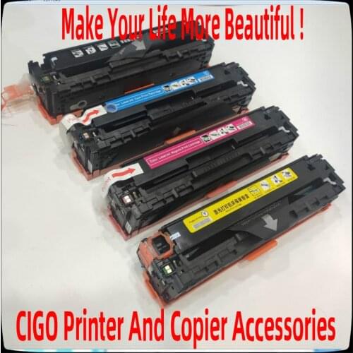 For HP CP1215 CP1515 CP1518 CM1300 CM1312 Printer 125A CB540A CB541A CB542A CB543A 1215 1515 1518 540 541 542 Toner Cartridge