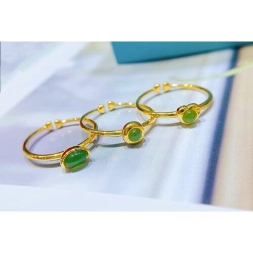 HX 24K Pure Gold Ring Real AU 999 Solid Gold Rings Elegant Shiny Heart Beautiful Upscale Trendy Jewelry Hot Sell New 2020