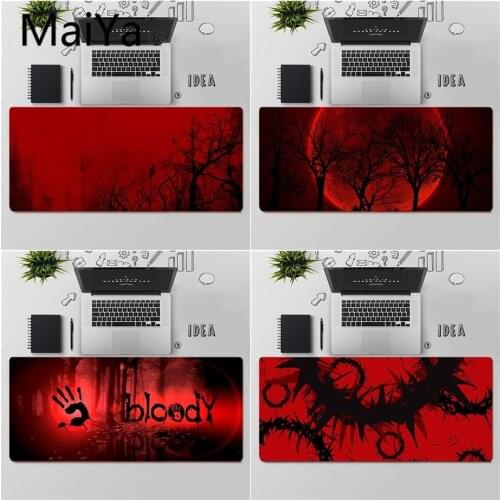 Maiya Top Quality Bloody Office Mice Gamer Soft Mouse Pad Free Shipping Large Mouse Pad Keyboards Mat