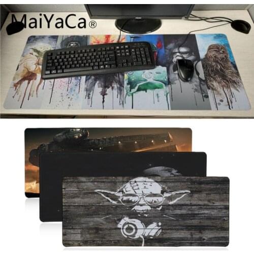 MaiYaCa New Arrivals star war High Speed New Mousepad Large Gaming Mouse Pad Anti-slip Perfect Locking PC Computer desk mat