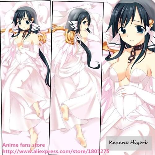 Cute Japanese Anime Sora no Otoshimono Kazane Hiyori Kawaii Pillowcase Pillow Case decorative Hugging Body Bedding
