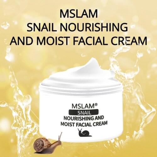 MSLAM 30ml Snail Anti-wrinkle Cream Facial Skin Care Deep Hydrate Moisturizing Nourishing Repair Pore Whitening Face Cream TSLM2
