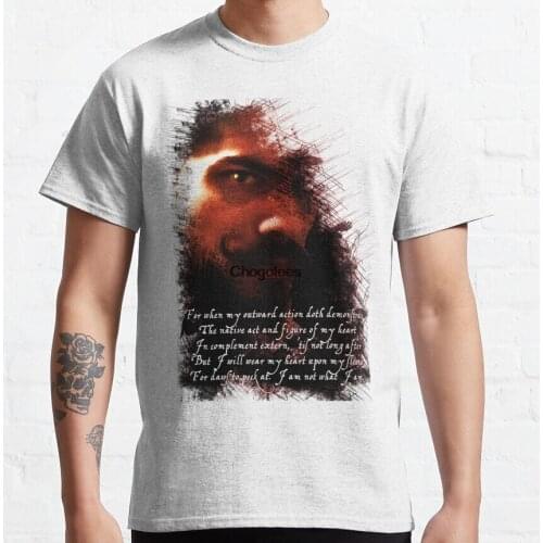 Men Tshirt William Shakespeare Othello Iago Design Women t shirt