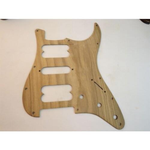 Unfinished hand made wood of Chinese scholartree STRAT GUITAR HSH Pickguard#1649
