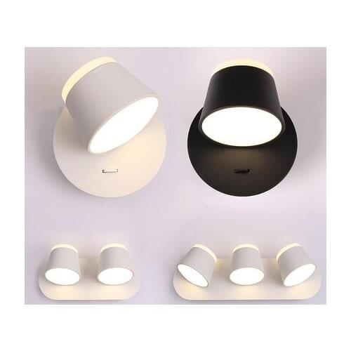 New LED Wall Lamp With Chinese Bedside Nordic Lamp Villa Wall Bedside Bedroom Modern Wall Lamp Simple Wall Mounted LED Lamp