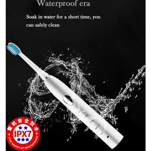 New toothbrush four brush head sonic adult children IPX7 waterproof five-speed adjustable charging portable electric toothbrush