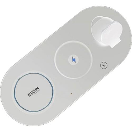 Newest 15W Universial 4in1 Wireless Charger For IPhone/Airpods Pro/AppleWatch Wireless Charging Station Duck Multiple Protection