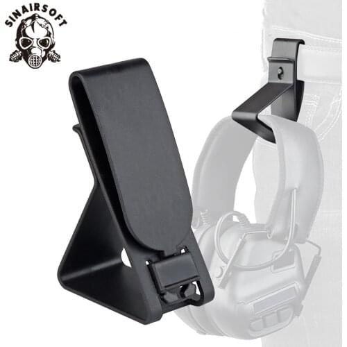 Tactical IPSC Earphone Stand Holder Suitable For MOEEL Waist Walker IMPACT MAS Peltor Hunting Shooting Military Accessories