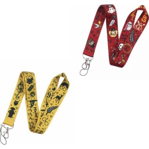 Movie& TV Harried Student card mobile phone rope ID pendant tag Potter hanging keychain lanyard Kids adult Toy Gifts