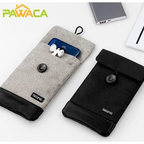 Portable Source Electronics Earphone Power Bank Data Cable Accessories Storage Bag Travel Charger Mobile Phone Organizer Pouch