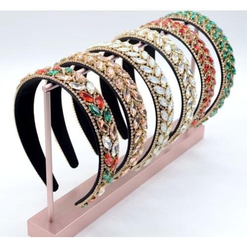 Ins Hair Band Hair Accesories Head Band Bedazzler Diamond Headbands for Women Diademas Para El Pelo Mujer 2020 Decorate
