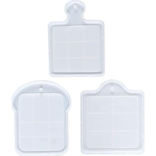 Rectangle Tray Epoxy Resin Mold Home Table Coaster Serving Board Casting Silicone Mould DIY Crafts Jewelry Fruit Snack Tool
