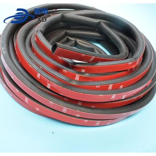 Rubber waterproof plastic edge strip door