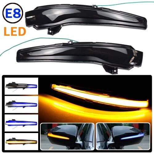 For Mercedes Benz C E S GLC Class W205 X253 W213 W222 LED Dynamic Turn Signal Blinker Sequential Side Mirror Indicator Light