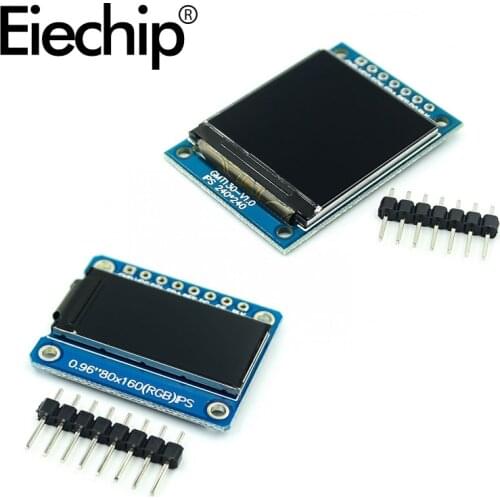 TFT LCD Display 80*100 240*240 SPI interface, for Adunio Full Color Lcd Screen 0.91 inch 1.3 inch Drive IC St7735 St7789