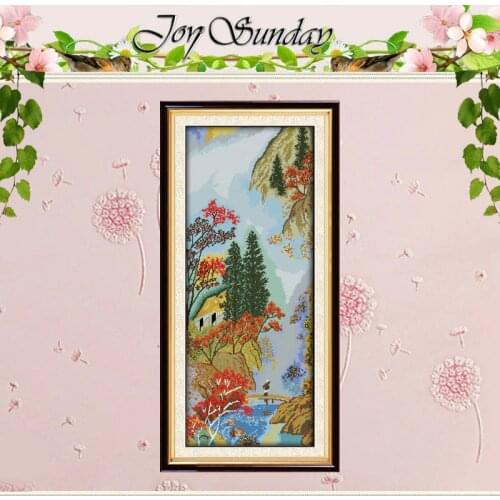 Cloud In The Hills Patterns Counted Cross Stitch 11CT 14CT Cross Stitch Set Wholesale Cross-stitch Kit Embroidery Needlework