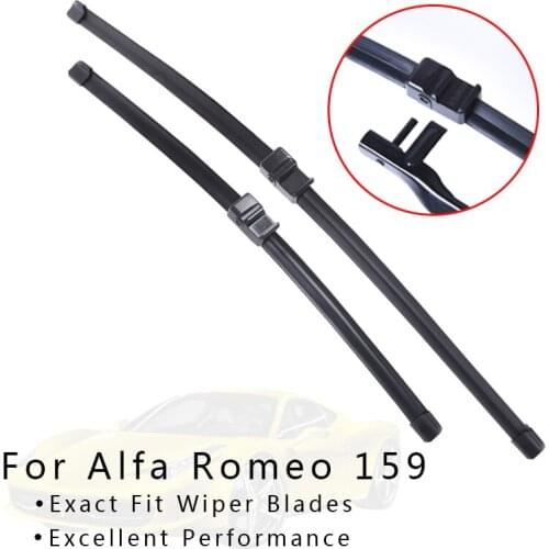 XYWPER Wiper Blades for Alfa Romeo 159 2005 2006 2007 2008 2009 2010 2011 Car Accessories Soft Rubber Windscreen wiper