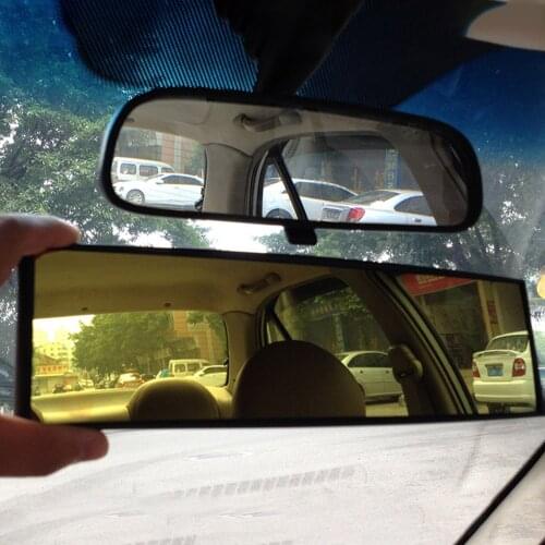 Rearview Mirror Curved Surface Rear View Mirror Fit All Car Reduce Blind Spot Effectively