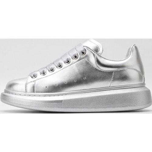 Women Wen Running shoes treng fashion sneakers flange low cut rise dazzling face waterproof wearproof sprt shoes