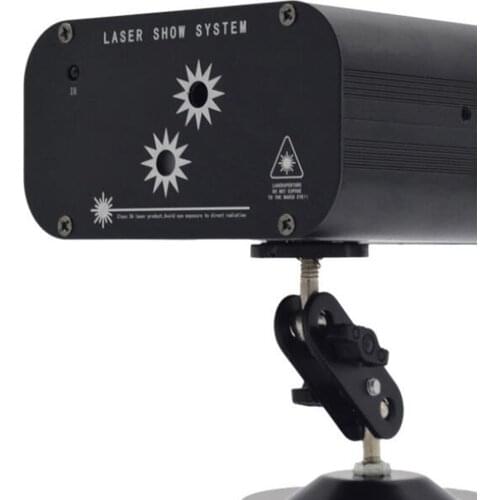 2 Hole 48 Patterns RGB LED Stage Lighting Projector Moving Disco Party