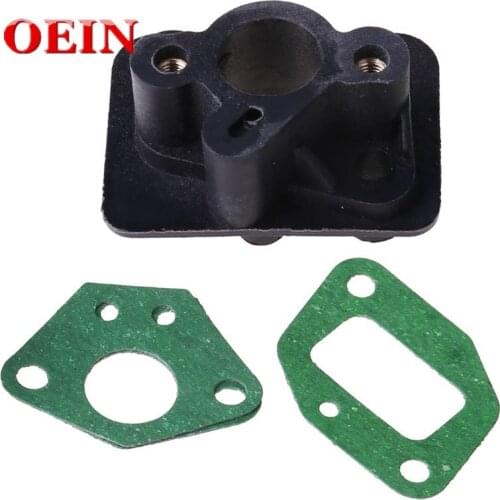 2pcs 40-5 43CC 52CC brush cutter intake manifold carburetor base connector