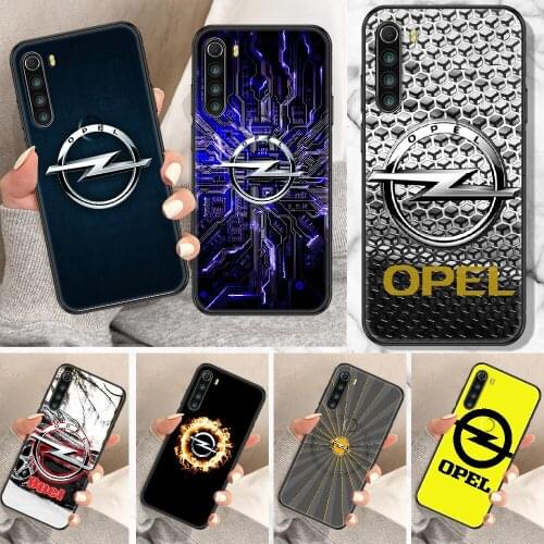 Opel Astra car Phone Case For Xiaomi Redmi Note 7 8 9 10 7A 8T 9A 9T 9S 10S Pro black 3D waterproof tpu bumper fashion funda art