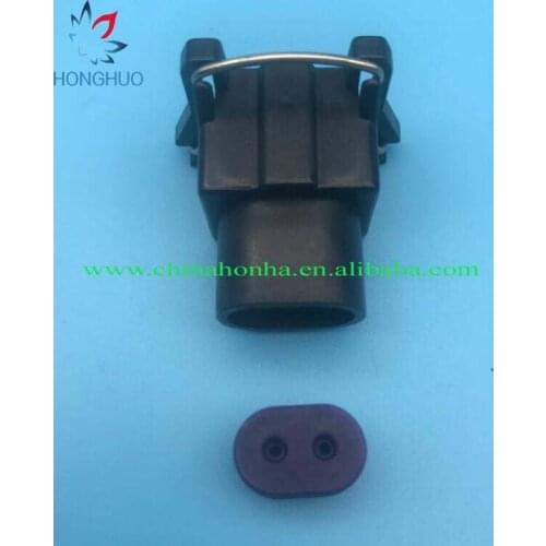 Free shipping EV1 Fuel Injector Connector Kit 2 pin waterproof connector