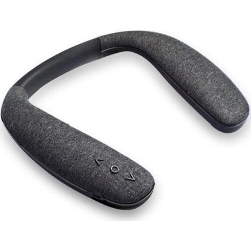 Nneck Wireless Bluetooth 5.0 Speaker Comfortable Surround Sound Hands-free Mic for Call Outdoor Portable Sports Game VR FM TF