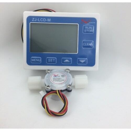 Flow meter water gauge flowmeter caudalimetro counter flow indicator sensor flow sensor with LCD flow meter 3-24V 0.3-6L/min