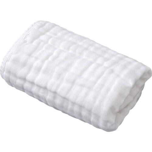 35*75cm Baby Six-layer Cotton Long Square Towel Gauze Bath Towel Newborn Feeding Towel Burp Cloth Kids Washcloth Handkerchief