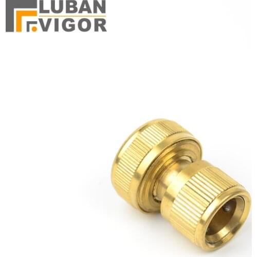 Pipe Fittings,Car washing gun with nipple nozzle connector,brass quick ,hose end ,3/4 inch,Standard Connector , pipe DN20-27mm