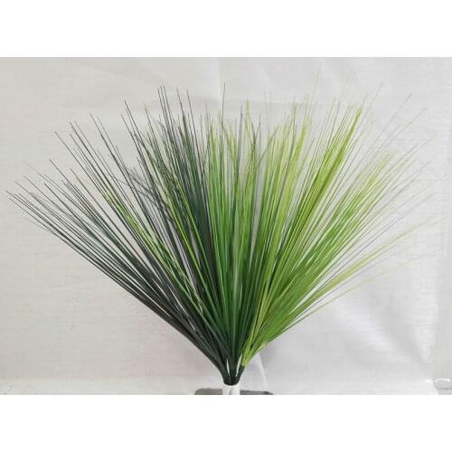 60cm PVC Artificial 4 Forked Onion Grass Home Dry Flower Flower Shop Decoration Garden Potted Ornament Simulation Grass Bundle