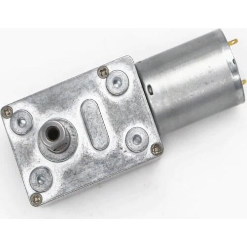 JGY370 Worm Gear Motor, High Torque, Self-Locking Motor 12V24V6V 8MM Long-Axis Motor