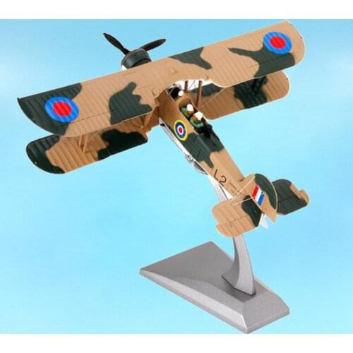 1/72 Scale England Classic Military Jet Fighter World War II Navy Army Swordfish Aircraft Airplane Models Gifts Toys Stand Plane