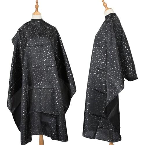 Salon Hairdressing Cape Waterproof Barber Haircutting Gown Wrap Cloth Apron Suitable for Adults - 155 x 142cm