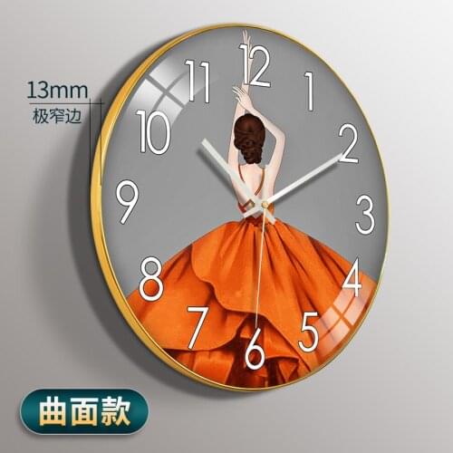 Wall Clock Fashion Designer Creative Wall Clock Luxury Living Room Silent Watches Nordic Style Unique Household Decorations