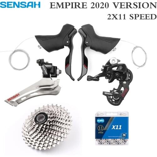 SENSAH EMPIRE Road Bike 2x11 Speed Bicycle Shifter Lever Rear Derailleur Cassette Flywheel X11 Chain Bikes Derailleur Groupset