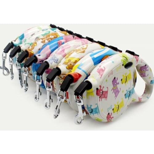 Pet Leash Automatic Dog Retractable Traction Rope Cat Harness Puppy Flexible Nylon Walking Running Leads Patrol Pets Products