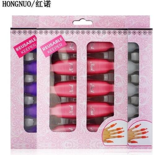 Nail Tools Nail Remover Clip Second Generation Nail Remover Cots Nail Remover Glue Finger Cots Nail Cots 10 Pieces/Box