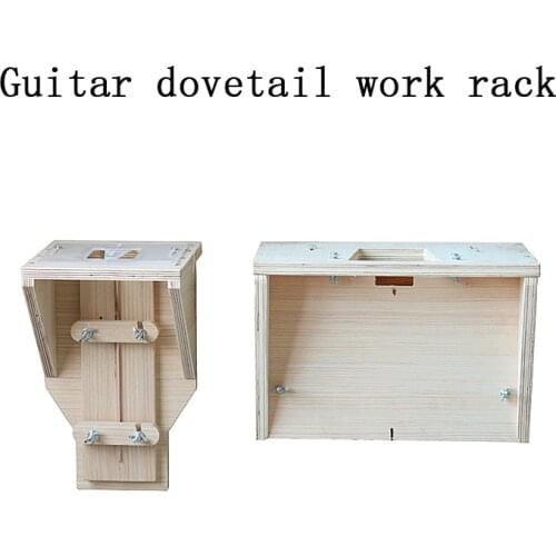 Guitar dovetail working frame dovetail mold template sound barrel neck open dovetail guitar making tool mold